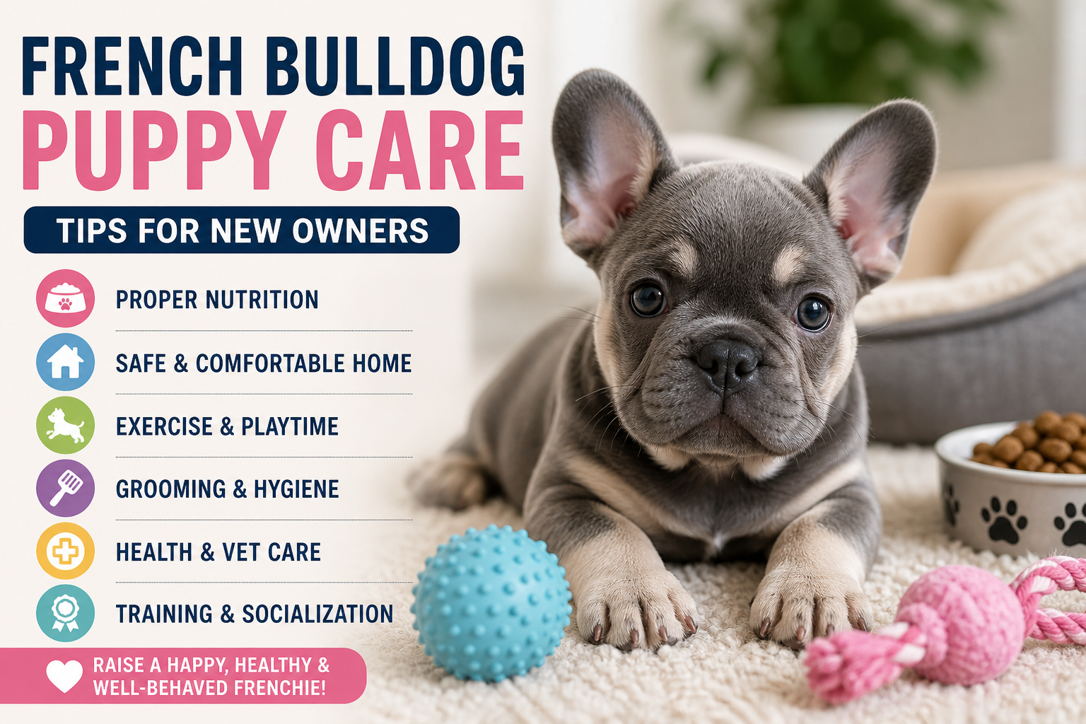 French Bulldog Puppy Care Guide – Tips for New Owners